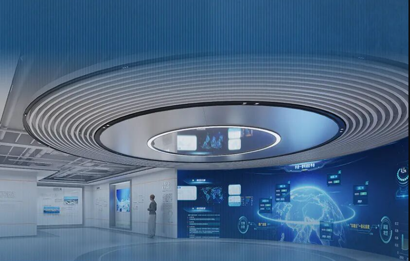 科技之光照射强国沉器：鸿运国际LED显示屏打造华龙一号展示中心