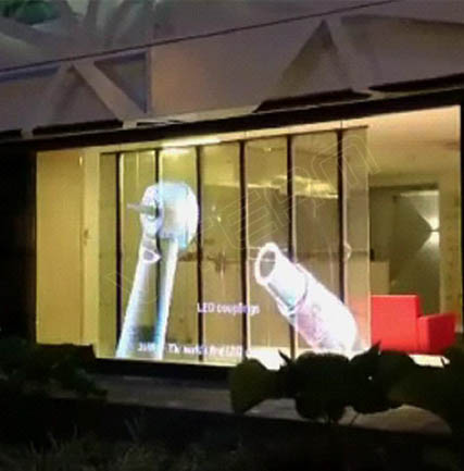 哥伦比亚 LED透显著示屏G10