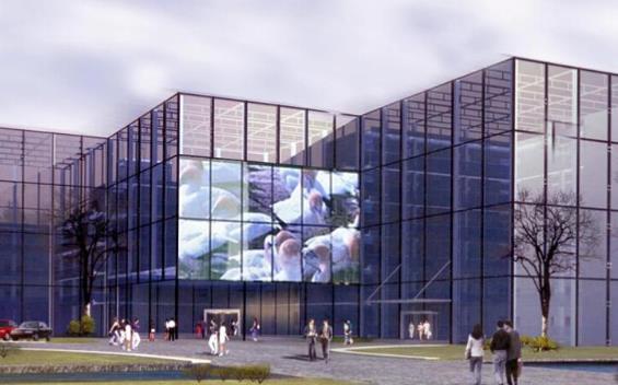 威特姆光电 玻璃幕墙LED透显著示屏