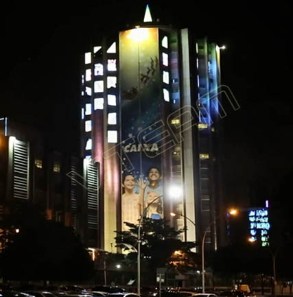 大楼户表告白及亮化 LED软屏MJ-55