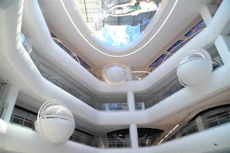 北京金石广场LED通明天幕屏项目